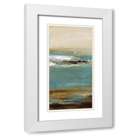 Lullaby III White Modern Wood Framed Art Print with Double Matting by Bramma, Lila