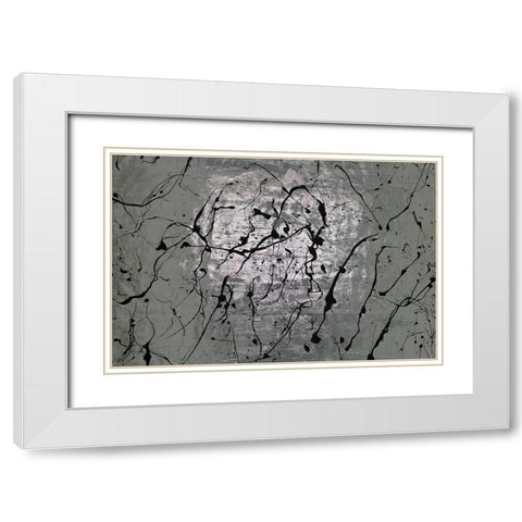 Rumination White Modern Wood Framed Art Print with Double Matting by Willett, Michael