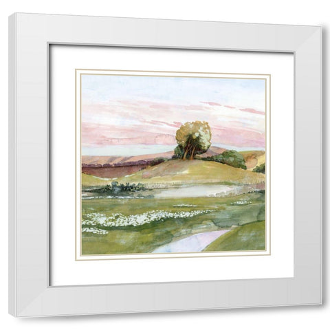 Eastern Light II White Modern Wood Framed Art Print with Double Matting by Popp, Grace