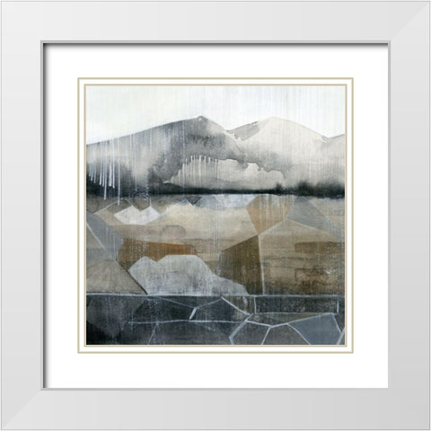 Valley Stormscape II White Modern Wood Framed Art Print with Double Matting by Popp, Grace