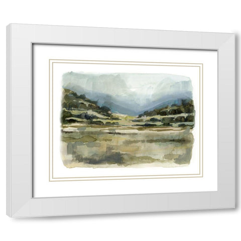 Sugar Valley I White Modern Wood Framed Art Print with Double Matting by Barnes, Victoria