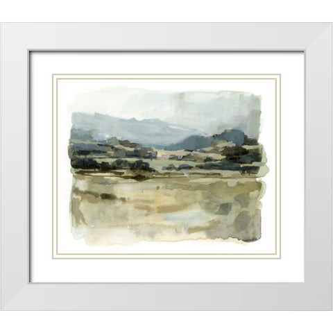 Sugar Valley II White Modern Wood Framed Art Print with Double Matting by Barnes, Victoria