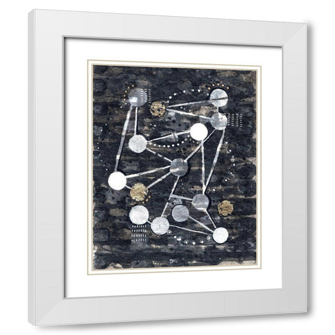 Phases White Modern Wood Framed Art Print with Double Matting by Arbel, Lori
