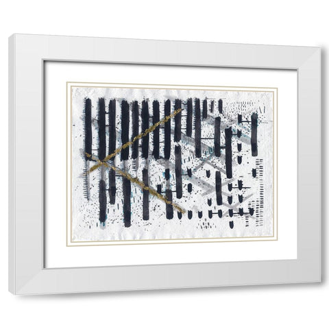 Golden Angle White Modern Wood Framed Art Print with Double Matting by Arbel, Lori