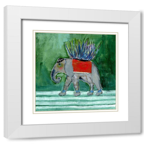 You are You I White Modern Wood Framed Art Print with Double Matting by Daavettila, Tara