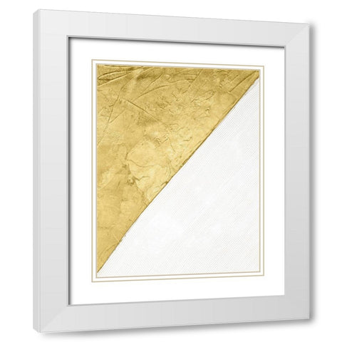 Gilded Echelon III White Modern Wood Framed Art Print with Double Matting by Stramel, Renee W.