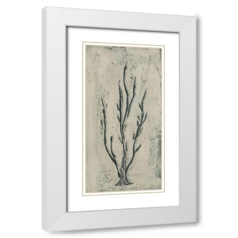 Sea Bevy I White Modern Wood Framed Art Print with Double Matting by Stramel, Renee W.