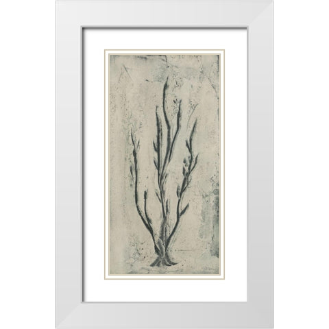 Sea Bevy I White Modern Wood Framed Art Print with Double Matting by Stramel, Renee W.