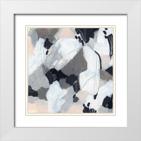 Cloud Path II White Modern Wood Framed Art Print with Double Matting by Vess, June Erica