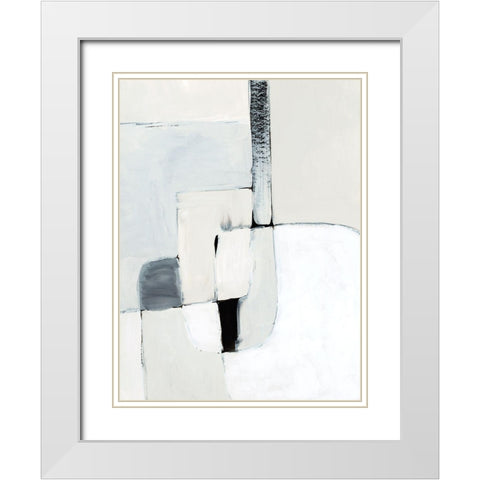 Soft Spoken I White Modern Wood Framed Art Print with Double Matting by Barnes, Victoria