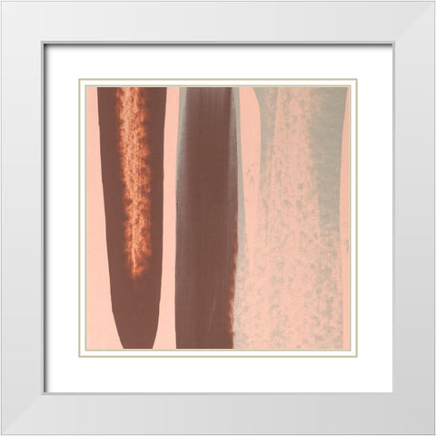 Aurora I White Modern Wood Framed Art Print with Double Matting by Aryai, Sia