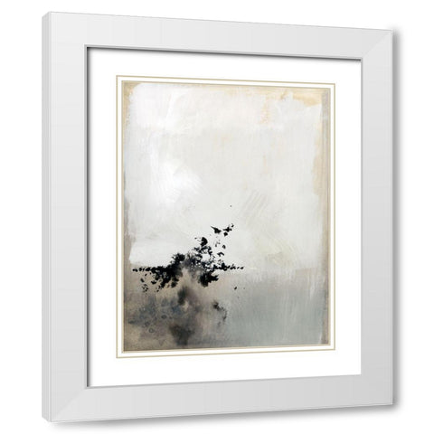 Passel I White Modern Wood Framed Art Print with Double Matting by Barnes, Victoria
