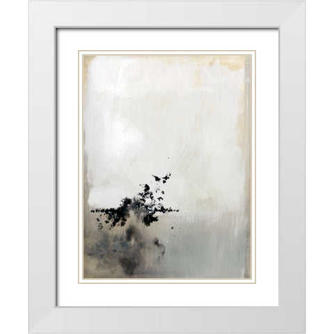 Passel I White Modern Wood Framed Art Print with Double Matting by Barnes, Victoria