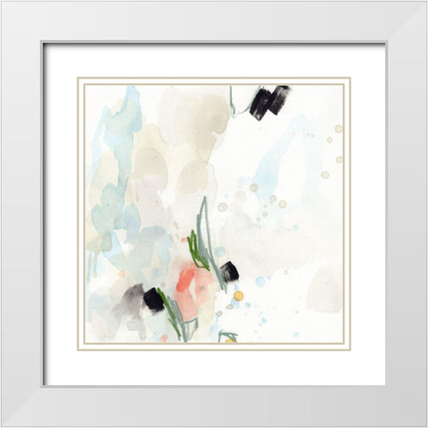 Subtle Dream I White Modern Wood Framed Art Print with Double Matting by Vess, June Erica