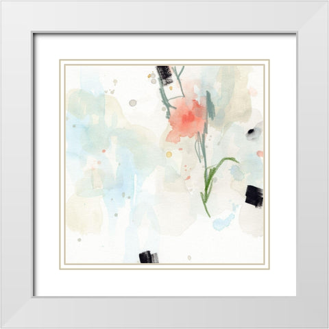 Subtle Dream II White Modern Wood Framed Art Print with Double Matting by Vess, June Erica