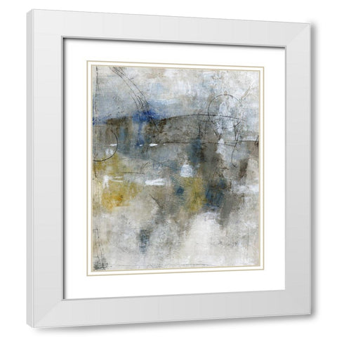 A View From Above I White Modern Wood Framed Art Print with Double Matting by OToole, Tim