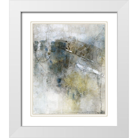 A View From Above II White Modern Wood Framed Art Print with Double Matting by OToole, Tim