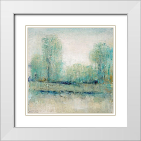 Seclusion I White Modern Wood Framed Art Print with Double Matting by OToole, Tim