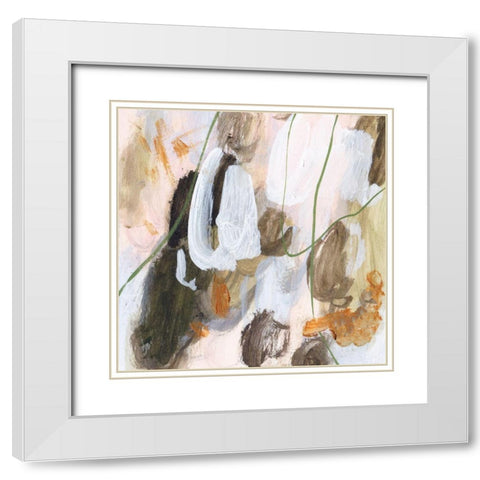 Isolated Forest II White Modern Wood Framed Art Print with Double Matting by Wang, Melissa