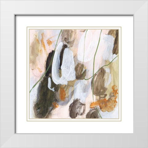 Isolated Forest II White Modern Wood Framed Art Print with Double Matting by Wang, Melissa