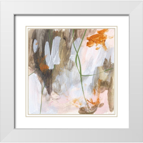 Isolated Forest IV White Modern Wood Framed Art Print with Double Matting by Wang, Melissa