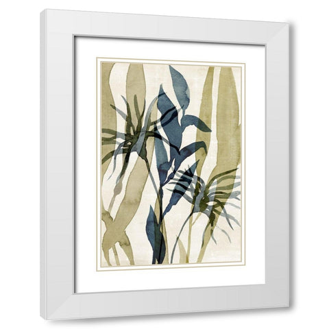 Glassy Depths I White Modern Wood Framed Art Print with Double Matting by Warren, Annie