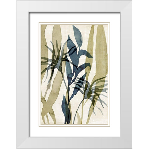 Glassy Depths I White Modern Wood Framed Art Print with Double Matting by Warren, Annie