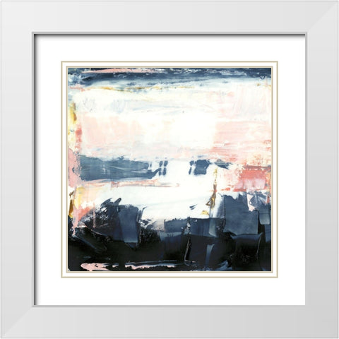 Out There II White Modern Wood Framed Art Print with Double Matting by Harper, Ethan