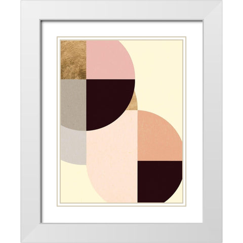Wonder Wheels IV White Modern Wood Framed Art Print with Double Matting by Warren, Annie