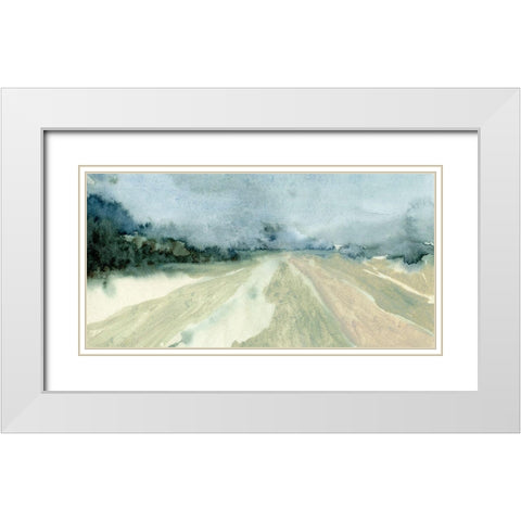 Unknown Passage I White Modern Wood Framed Art Print with Double Matting by Barnes, Victoria