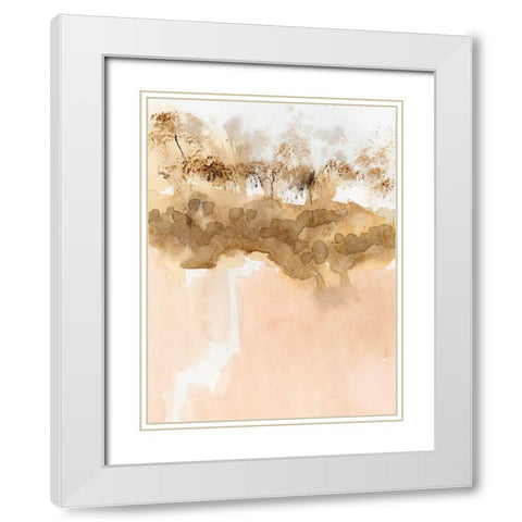 Sun Kissed Earth II White Modern Wood Framed Art Print with Double Matting by Barnes, Victoria