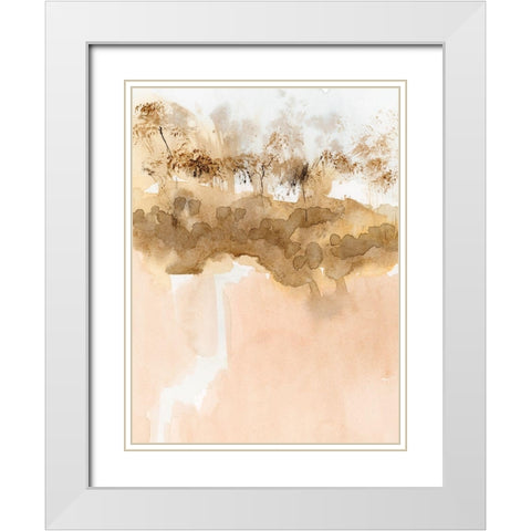 Sun Kissed Earth II White Modern Wood Framed Art Print with Double Matting by Barnes, Victoria