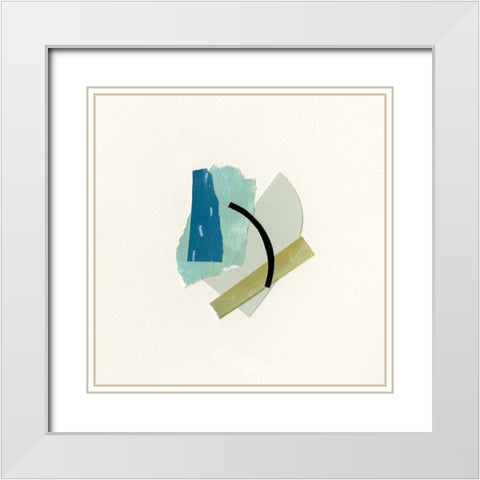 Bits and Pieces III White Modern Wood Framed Art Print with Double Matting by Caroline, Emma