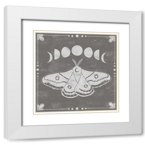 Hallowed Moon I White Modern Wood Framed Art Print with Double Matting by Popp, Grace