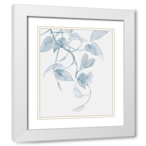 Pothos Penumbra I White Modern Wood Framed Art Print with Double Matting by Popp, Grace