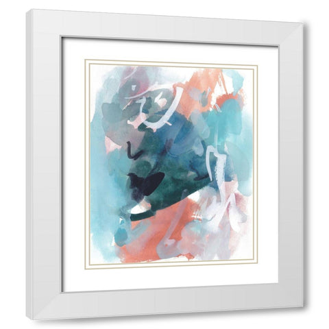 Follow the Sun I White Modern Wood Framed Art Print with Double Matting by Wang, Melissa