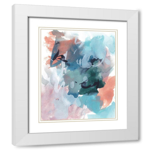 Follow the Sun III White Modern Wood Framed Art Print with Double Matting by Wang, Melissa