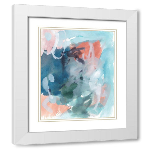 Follow the Sun IV White Modern Wood Framed Art Print with Double Matting by Wang, Melissa