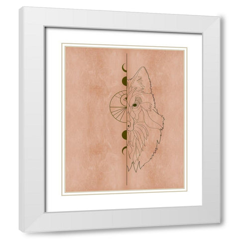 The Mystics I White Modern Wood Framed Art Print with Double Matting by Balbuena, Sabrina