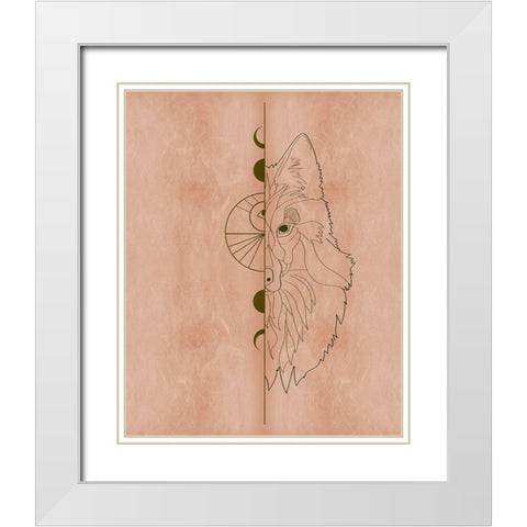 The Mystics I White Modern Wood Framed Art Print with Double Matting by Balbuena, Sabrina