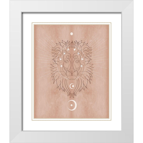 The Mystics IV White Modern Wood Framed Art Print with Double Matting by Balbuena, Sabrina