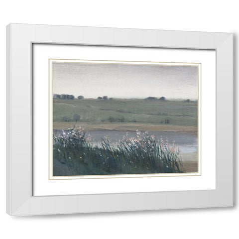 Hazy Morning I White Modern Wood Framed Art Print with Double Matting by OToole, Tim