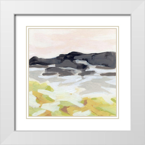 Nordic Delta II White Modern Wood Framed Art Print with Double Matting by Vess, June Erica