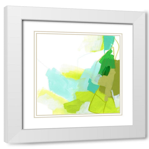 Seaglass Curio I White Modern Wood Framed Art Print with Double Matting by Vess, June Erica