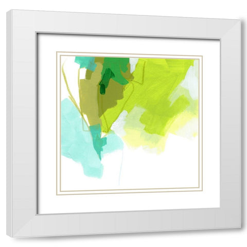 Seaglass Curio II White Modern Wood Framed Art Print with Double Matting by Vess, June Erica