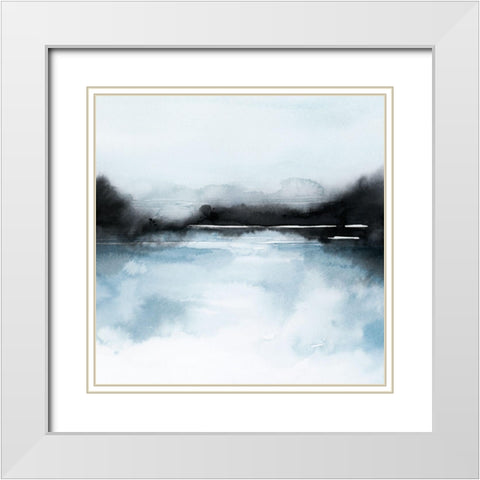 Cloud Forest I White Modern Wood Framed Art Print with Double Matting by Popp, Grace