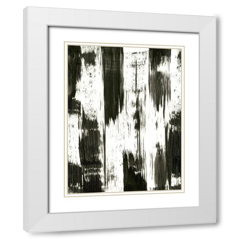 Dynamic Bamboo II White Modern Wood Framed Art Print with Double Matting by Harper, Ethan