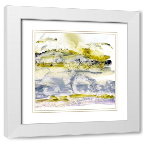 Storm Surge II White Modern Wood Framed Art Print with Double Matting by Harper, Ethan