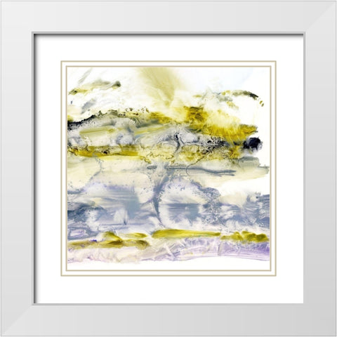 Storm Surge II White Modern Wood Framed Art Print with Double Matting by Harper, Ethan