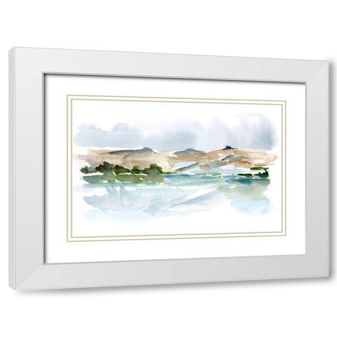 Mountain Quarry I White Modern Wood Framed Art Print with Double Matting by Harper, Ethan